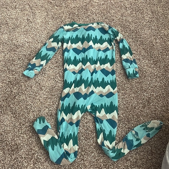 Green & Blue Graphic Pajamas for Kids - Picture 3 of 3
